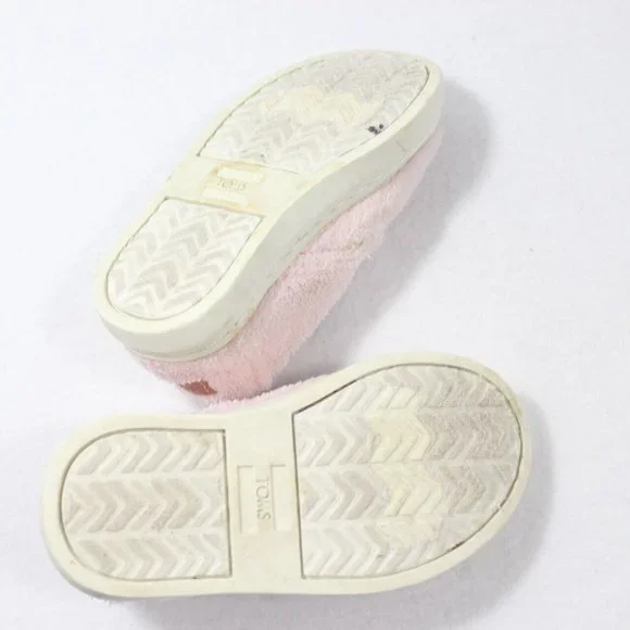 TOMS Year Of The Pig Limited Edition Youth Shoes Little Kids Pink Fuzzy Size 6 - Picture 7 of 7